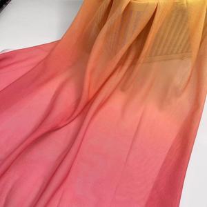 Dernière Mode <span class=keywords><strong>En</strong></span> Gros De Haute Qualité Gradient Impression Haute Spandex Maille <span class=keywords><strong>Tissu</strong></span> pour Femmes Vêtements D'été - Product Image 4