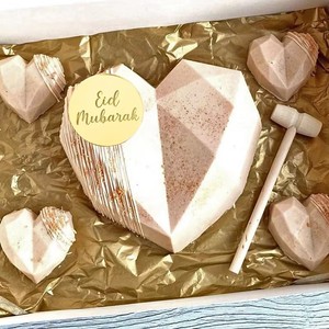 Adornos Acrílicos para Cupcakes de Eid Mubarak, Adorno para Pastel Dorado Espejo, Ramadán Kareem 2024, Decoraciones Islámicas Musulmanas para Fiestas, Suministros para Manualidades - Product Image 3