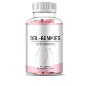 Vitamines naturelles BBL Gummies Private Label Brûlage des graisses Renforcement des fesses Stimulateur musculaire Maintien en bonne santé