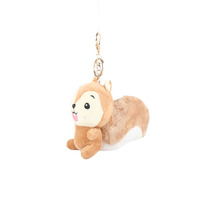 Uyeah CE EN71 OEM Peluches en coton taille personnalisée, jouets anti-stress, design personnalisé, peluches écureuils, porte-clés