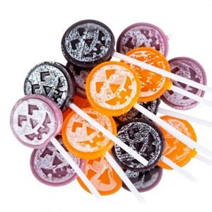Haolaiwu Piruletas de caramelo duro con forma de calabaza de Halloween en bolsa, venta al por mayor a granel - Product Image 2