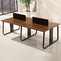 Bureau bureau personnel bureau simple moderne écran station casier partition employé bureau d'ordinateur