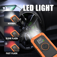 Jump Starter Air Compressor 1000A 14.8V Portable Tire Inflator LED Light USB Power Bank 150PSI Digital Screen Emergency Tool Kit