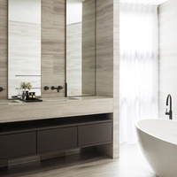 Diseño de Interiores de Arquitectura de Villa Moderna Minimalista en Blanco y Negro, Planos y Renderizado 3D, Consultoría Profunda