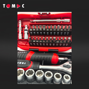 Tomac 39pcs螺丝刀和钻头插座通用工具棘轮插座专业维修手工具套装盒 - Product Image 2