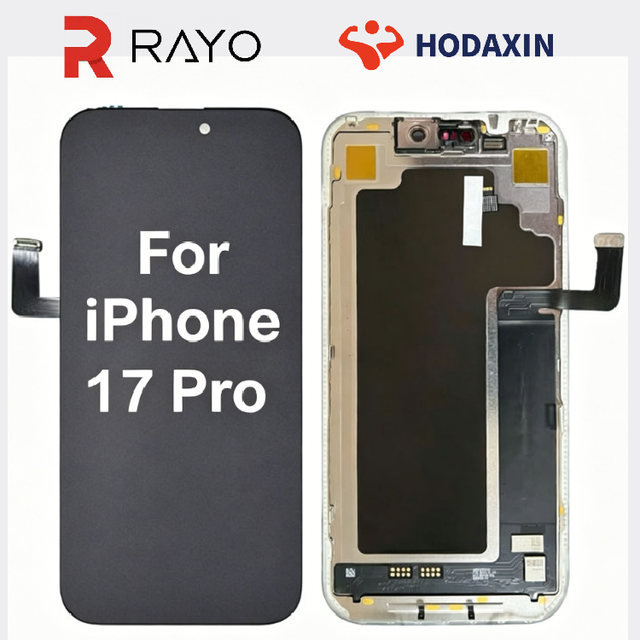 For iPhone 17 Pro Original OLED Screen Replacement Touch Digitizer Assembly with Frame High Quality