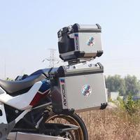 Nouveau Tuerle Suzuki V-Strom800De boîte latérale à trois boîtes boîte de queue barre de protection pièces de rechange en alliage d'aluminium 45L 1 an de garantie