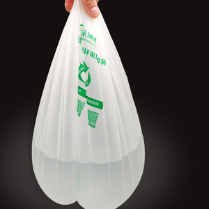 Bolsa de Basura de PLA 100% Biodegradable Impresa Personalizable en Rollo, Camiseta Compostable para Uso Doméstico - Product Image 3