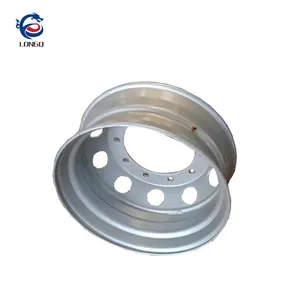 LONGQ Top Quality 7.5-22.5/8.25-22.5/9.0-22.5 Commercial Truck Wheels Truck Chroming Aluminum Wheel 22.5 Rim