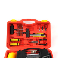 Heavy Duty Double Cylinder Tyre Inflator Portable Mini Air Pump Dc 12v Car Air Compressor Tire Inflator With Toolkit
