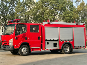 Camion de pompiers aérien haute performance 4x2, neuf, avec pulvérisateur à réservoir d'eau de 4000 litres, alimenté au diesel, camion de pompiers avec grue - Product Image 4