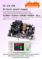 Alimentation électrique régulée réglable CNC XY12550S, module de tension et de courant constants, 125V/50A/6250W, véritable troisième génération
