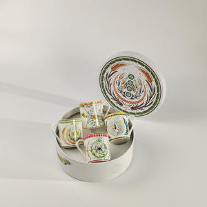 Mug à lait en porcelaine fine de luxe écologique de la série D, prix d'usine, avec boîte cadeau - Product Image 3