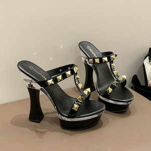 Sandalias Casuales de Tacón Grueso y Súper Alto Estilo Europeo-Americano <span class=keywords><strong>Liu</strong></span> Ding, Novedad de Verano 2026 - Product Image 2