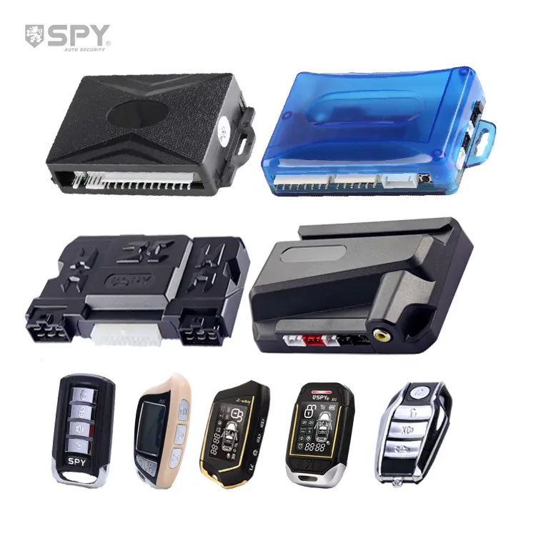 2023 SPY auto best easy installation newest spy cheapest wireless one way two way spy push start button car alarms system