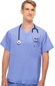 Conjuntos de Uniformes Médicos Antibacterianos, Ecológicos y Anti-Fluidos para Uso Hospitalario, Unisex, Tallas Grandes - Product Image 3