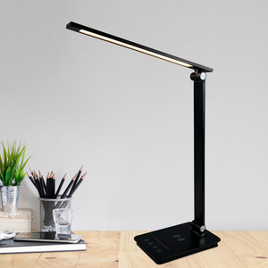 Văn phòng có thể gập lại LED bàn đèn với bộ sạc không dây và USB sạc-Bảng ánh sáng nghiên cứu ánh sáng với ánh sáng ban đêm cho văn phòng - Product Image 3