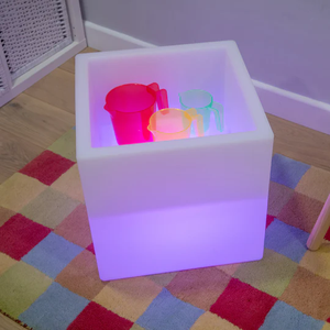 <span class=keywords><strong>Table</strong></span> de jeu en cube de <span class=keywords><strong>sable</strong></span> lumineux <span class=keywords><strong>à</strong></span> LED pour enfants, <span class=keywords><strong>table</strong></span> de jeu lumineuse pour enfants, meubles de jeu interactifs intérieurs et extérieurs avec lumière - Product Image 4