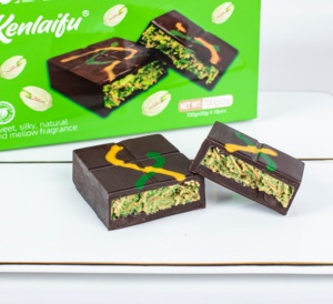 KENLAIFU Barre de chocolat solide aux fruits et pistaches, style halal de Dubaï, 70g - Product Image 1