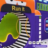Tapis roulant interactif commercial pour aire de jeux intérieure, roue de course pour enfants, centre de divertissement familial, vente en gros personnalisée