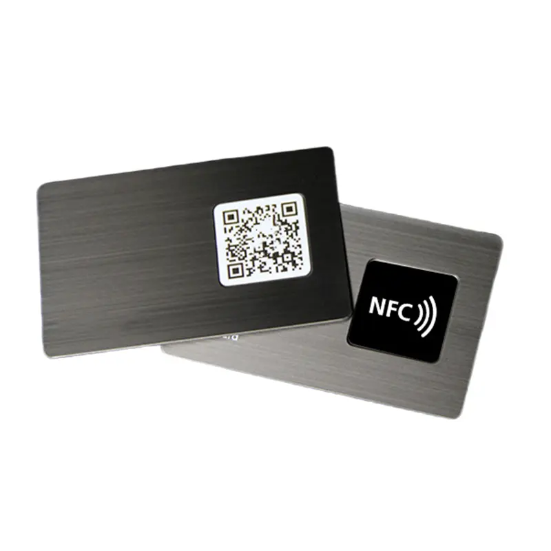 Cool 13.56MHZ NFC Business Metal Card Printing with Anti-Theft Function