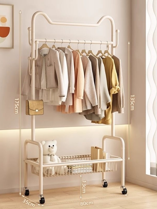 80cm blanc+panier de rangement