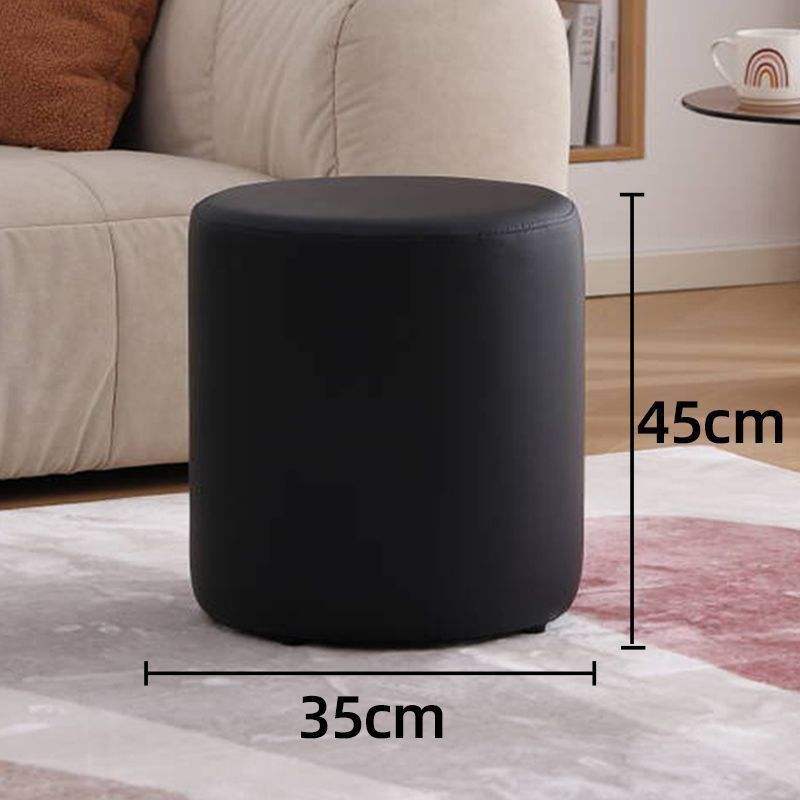 Rond - Noir [35*35*45cm] Cuir Patte de Chat Amélioré