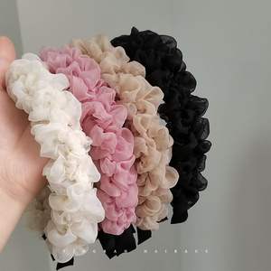 韩式蓬松Ligas Para El Cabello可爱熊洗脸发饰简单糖果色Bandeau Cheveux Femm批发 - Product Image 2