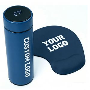 Custom Logo Business Giveaways Promo Gift Smart Digital Temperature Display Vacuum Insulated Flask Stainless Steel <b>Water</b> <b>Bottle</b> - Product Image 1
