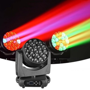 Bee eye19x15w RGBW 4-in-1 Zoom <span class=keywords><strong>Strobe</strong></span> rửa LED di chuyển đầu ánh sáng sân khấu DMX512 ip33 đánh giá 90 CRI 50000h tuổi thọ cho Câu lạc bộ disco - Product Image 4