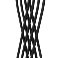 Radiateur chauffant de concepteur hydraulique vertical noir de 1775x450mm pour porte-serviettes chauffant de l'eau pour la salle de bain