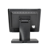 Moniteur à écran tactile lcd 15 17 19 pouces fourni en usine vga hd-mi entrée pos tactile moniteur d'ordinateur de bureau dc 12v