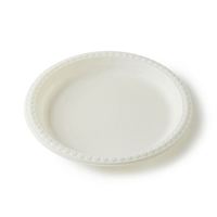 Conteneur biodégradable 100% amidon de maïs, assiette ronde à 4 compartiments en amidon de maïs