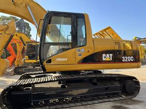 Excavadora de cadenas de 20 toneladas, mecánica, de fácil mantenimiento, para terraplenes, usada, CAT 320CL, excavadora de construcción, motor de inyección directa - Product Image 6