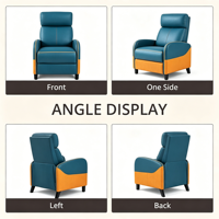 VANBOW Modernes 528-teiliges/40HQ Leder-Sofa mit Liegefunktion, Push-Back-Relaxsessel, ausziehbar, Holz und Stoff erhältlich, Großhandel
