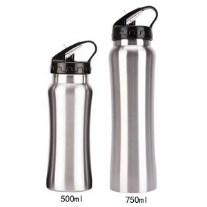 Double Layered Thermos with Straw, Both Hot and Cold <b>Storage</b>, Sporty Spout Water Bottle 500 ML - Product Image 3