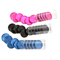 Bague à disque en aluminium et métal de différentes tailles, 15 pièces, anneau de perçage pour ordinateur portable