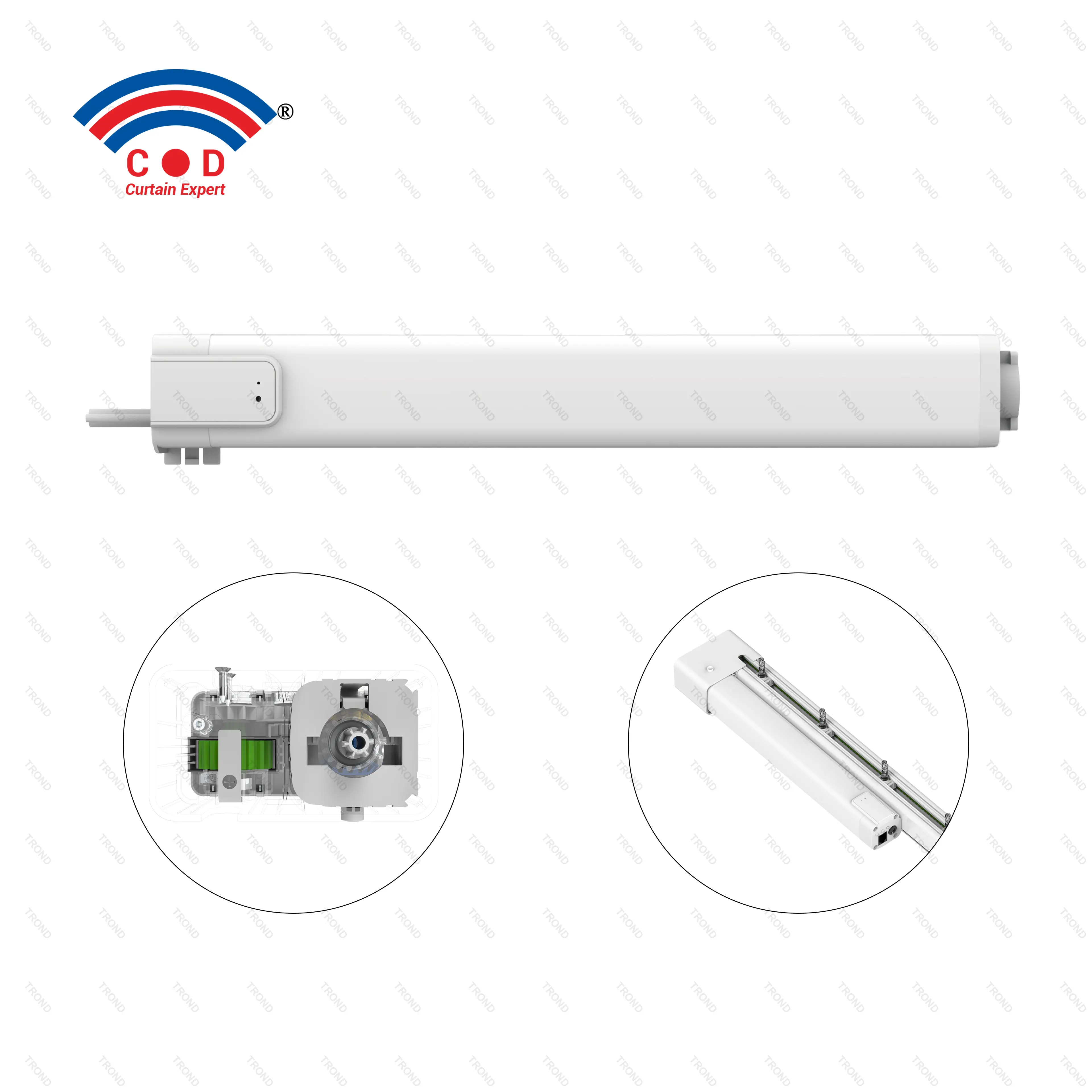 Moteur de stores verticaux WISTAR WSCMXF-1.2/6 Galaxy contrôlé par APP et à haute efficacité énergétique