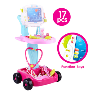 <span class=keywords><strong>Set</strong></span> Gioco Medico per Bambini in Plastica, Carrello <span class=keywords><strong>Giocattolo</strong></span> per Dottorino - Product Image 4