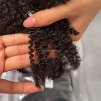 Mira Made 100% Cheveux Humains Afro Crépus En Vrac 4c Extensions de Cheveux Emballage Pré-pelucheux pour Printemps Twists Tressage Cheveux Locs Tresses