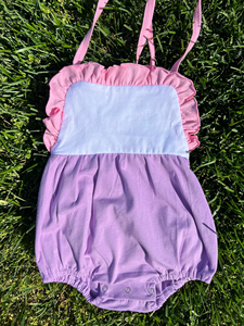 SR4042 Mono Personalizado para Bebé Niña, Blanco y Rosa con Estampado, Cómodo, Manga Larga, Venta al Por Mayor - Product Image 3