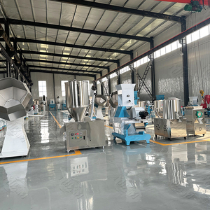 เครื่องอัดเม็ดอาหารปลาแบบลอยอัตโนมัติสายการผลิตเครื่องอัดรีดอาหารสัตว์เลี้ยง - Product Image 2