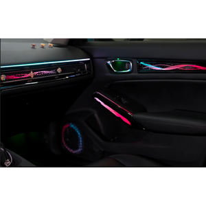 Luz Ambiental para Automóvil con Volante a la Derecha, para Honda Civic/Integra 2022-2025, Accesorios de Actualización de Iluminación Interior - Product Image 2