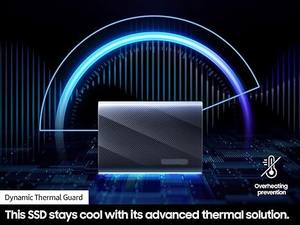 Für T Portable SD 2TB USB 3.2 Gen 2x2 Seq. Lesegeschwindigkeiten bis zu 2000MB/s Gaming Studenten Profis MU-PG2T0B/AM Schwarz - Product Image 4