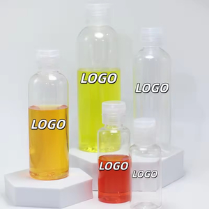 PET Transparent Flip Top <b>Cap</b> Squeeze <b>Plastic</b> Perfume Bottle Spot Sizes 30ml 50ml 100ml 120ml 200ml 250ml 300ml 500ml Shampoo - Product Image 1