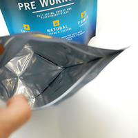 Sacs de conservation de nourriture en plastique refermable personnalisé anti-odeur zip-lock doypack avec feuille mylar pochette debout avec fermeture éclair