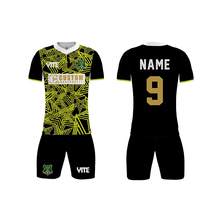 Latest style Soccer Wear Uniforms Custom sublimated print your soccer wear men football jersey