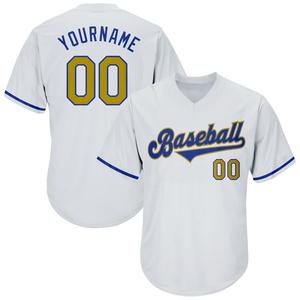 Maille respirante sublimée Baseball Jersey chemises Softball équipe chemise personnalisée Premium classique col en V plaine Fitness vêtements de sport hommes - Product Image 4