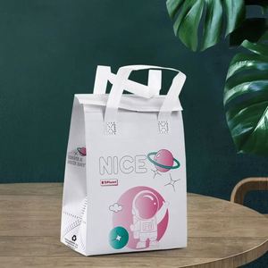 Bolsa Térmica para Llevar Comida, Reciclada y Biodegradable, Bolsa de Embalaje No Tejida, Bolsa de Transporte con Película de Aluminio Termosellada - Product Image 6