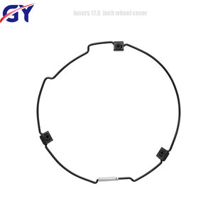 Couverture de <span class=keywords><strong>roue</strong></span> arrière universel en acier inoxydable, accessoire de luxe pour camion, remorque de voiture, 22.5 pouces - Product Image 6